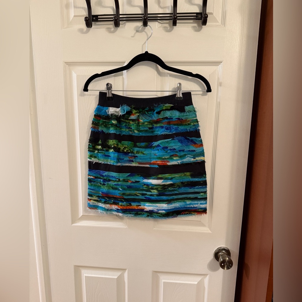 Rag & Bone Silk Tiered Mini Skirt